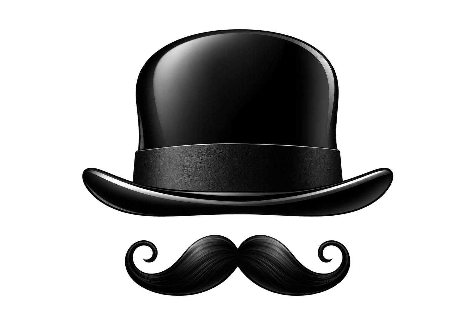 Sombrero y bigote de CHAPLIN